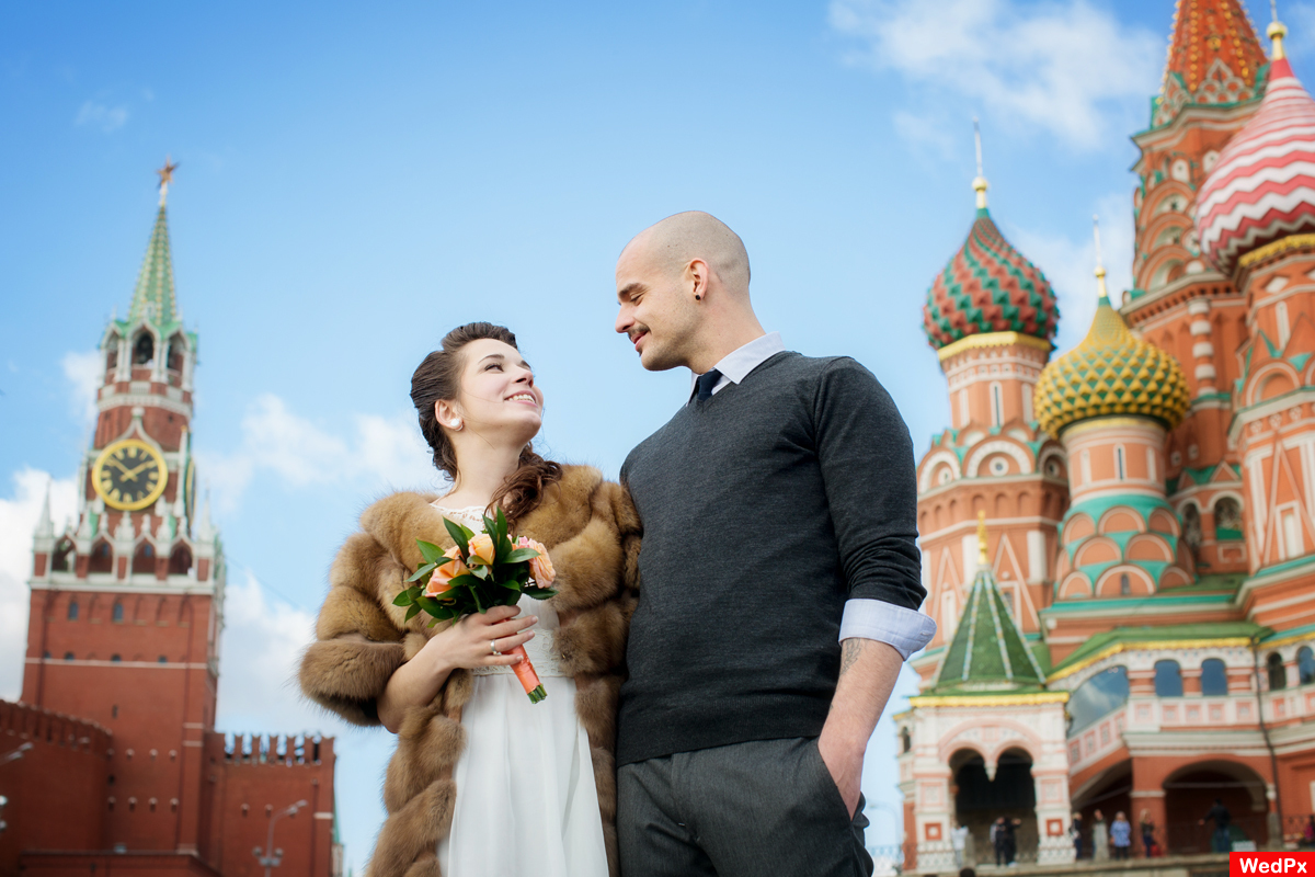 Wedding. Moscow, Red Square
