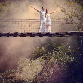The couple on the bridge